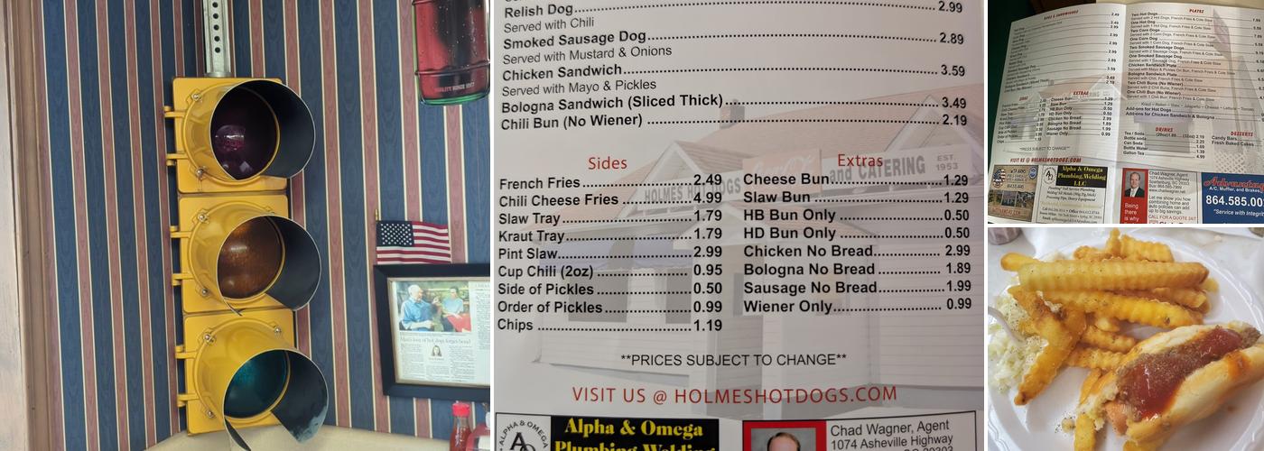 Holmes Hotdogs & Catering Menu