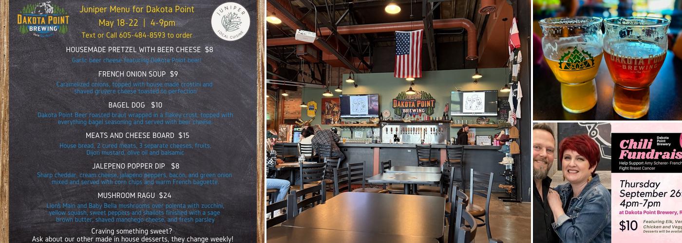 Dakota Point Brewing Menu