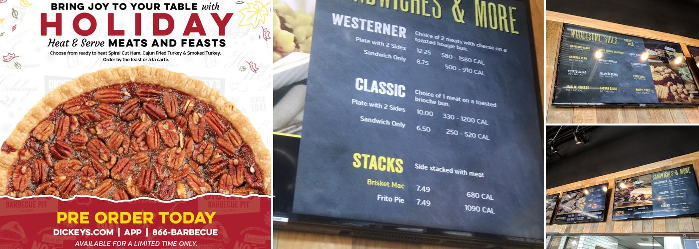 Dickey's Barbecue Pit Menu