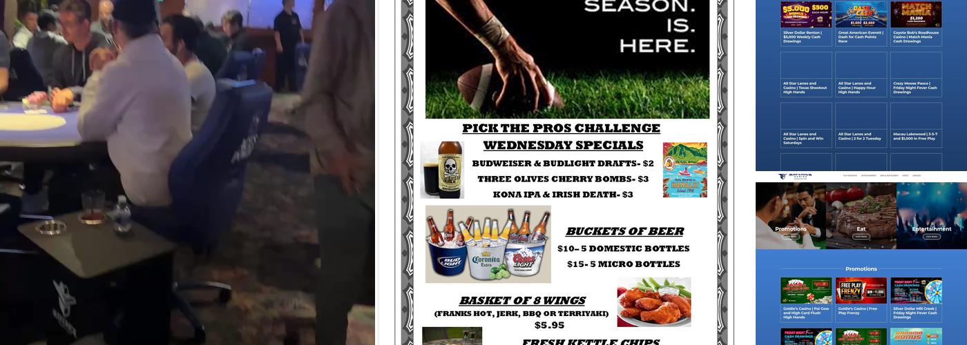 Casino Caribbean Menu