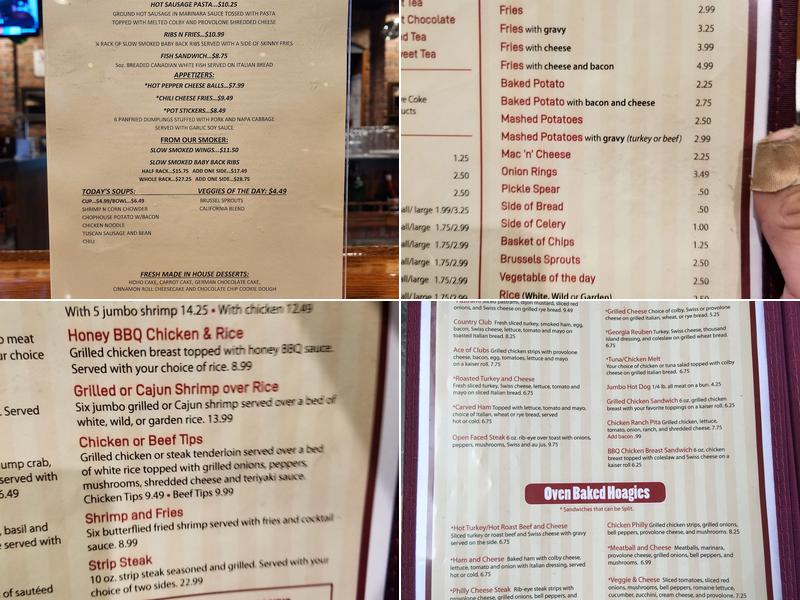 Uncle Pete's Menu