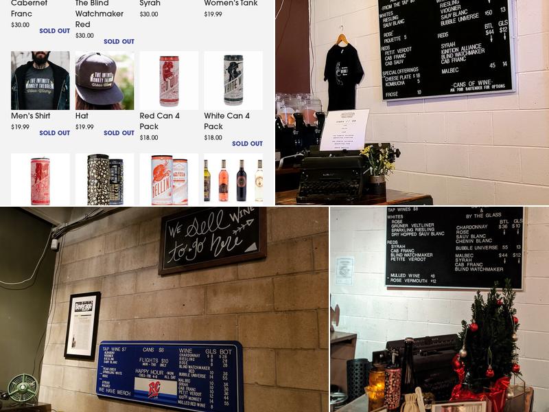 The Infinite Monkey Theorem Menu
