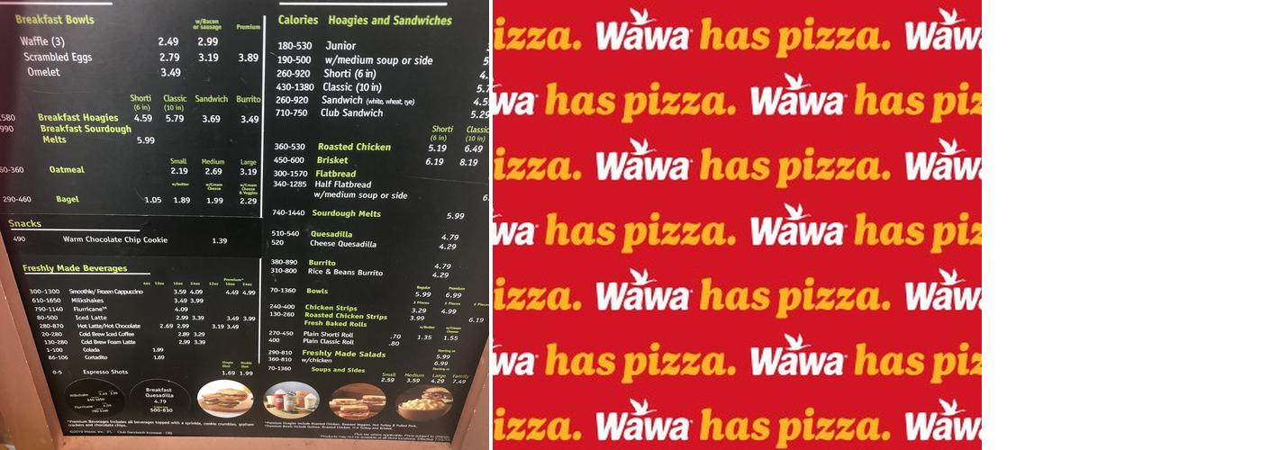 Wawa Menu