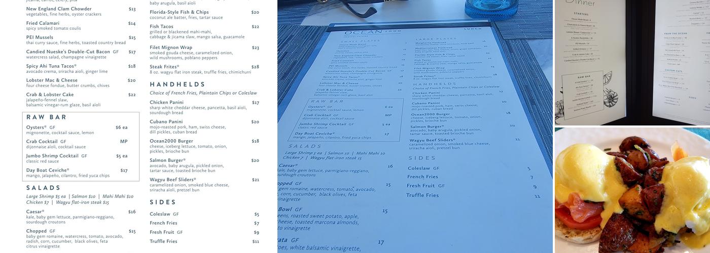 OCEAN2000 Menu