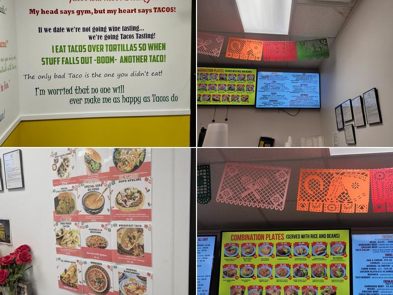 Mexican Taco Shop Menu