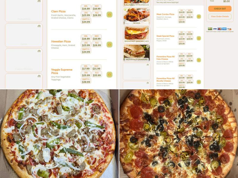 Panaro's Pizzeria Menu