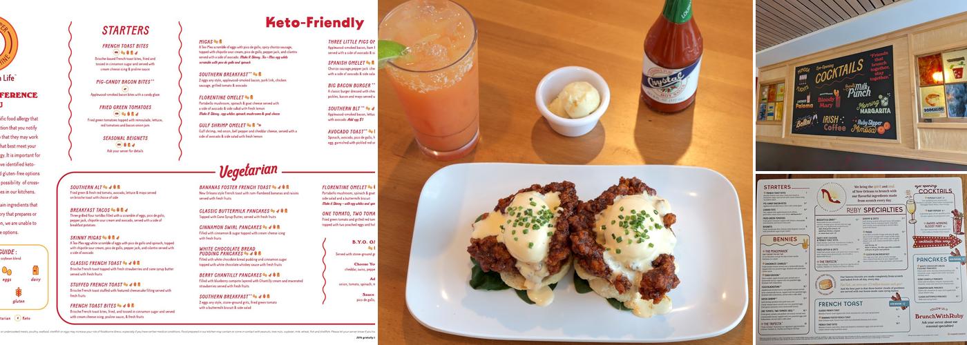 Ruby Slipper Cafe Menu