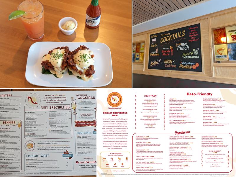 Ruby Slipper Cafe Menu