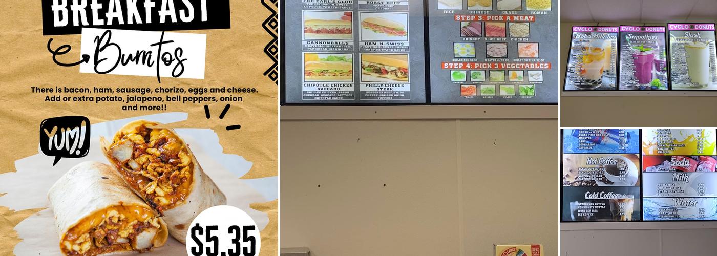 Cyclo Donuts Menu