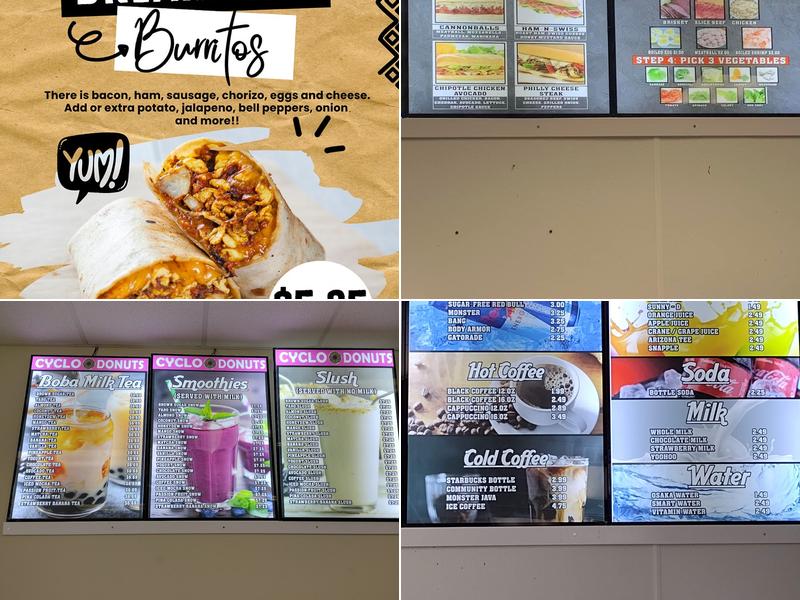 Cyclo Donuts Menu