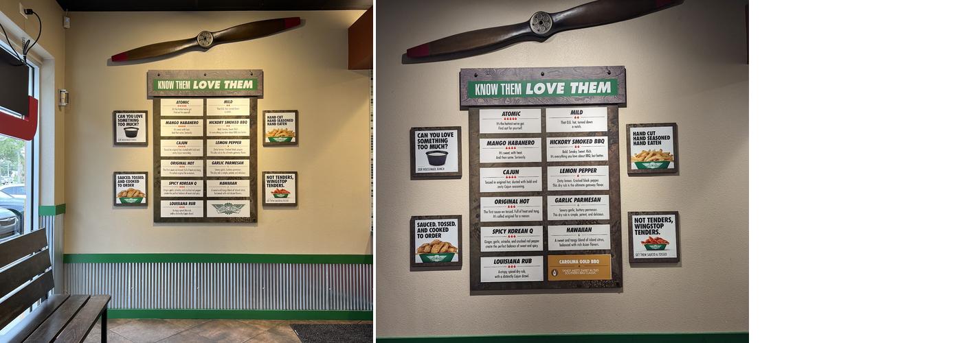 Wingstop Menu