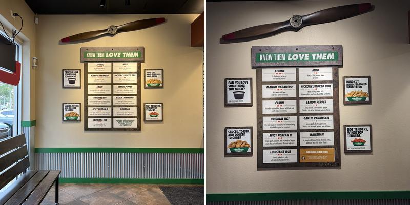 Wingstop Menu