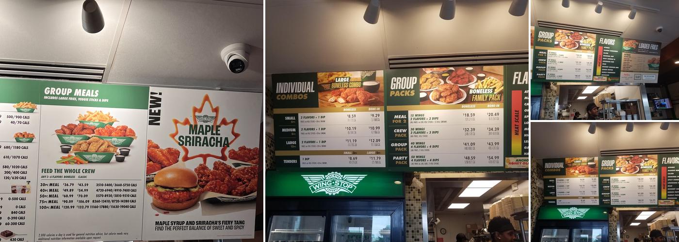 Wingstop Menu