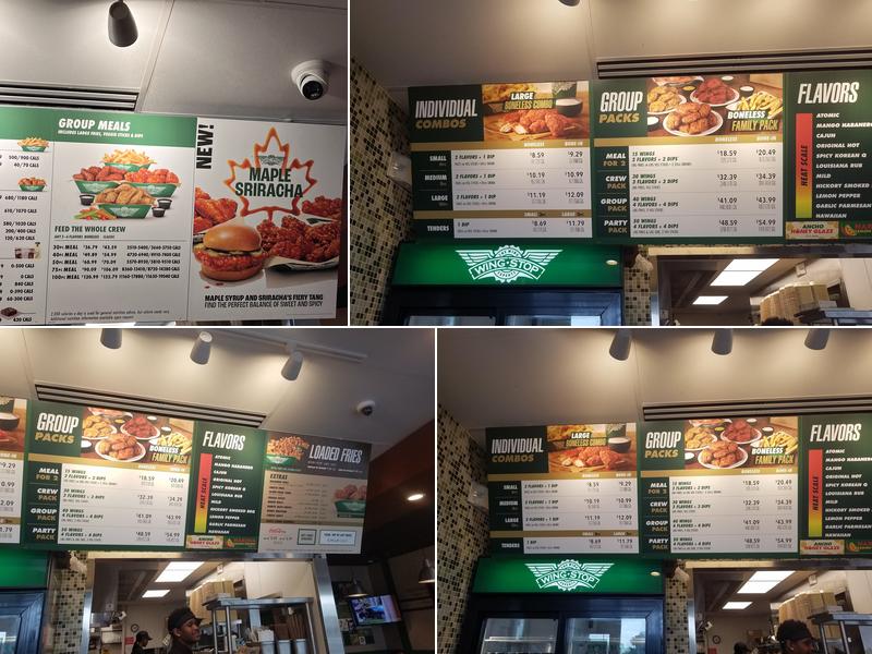 Wingstop Menu