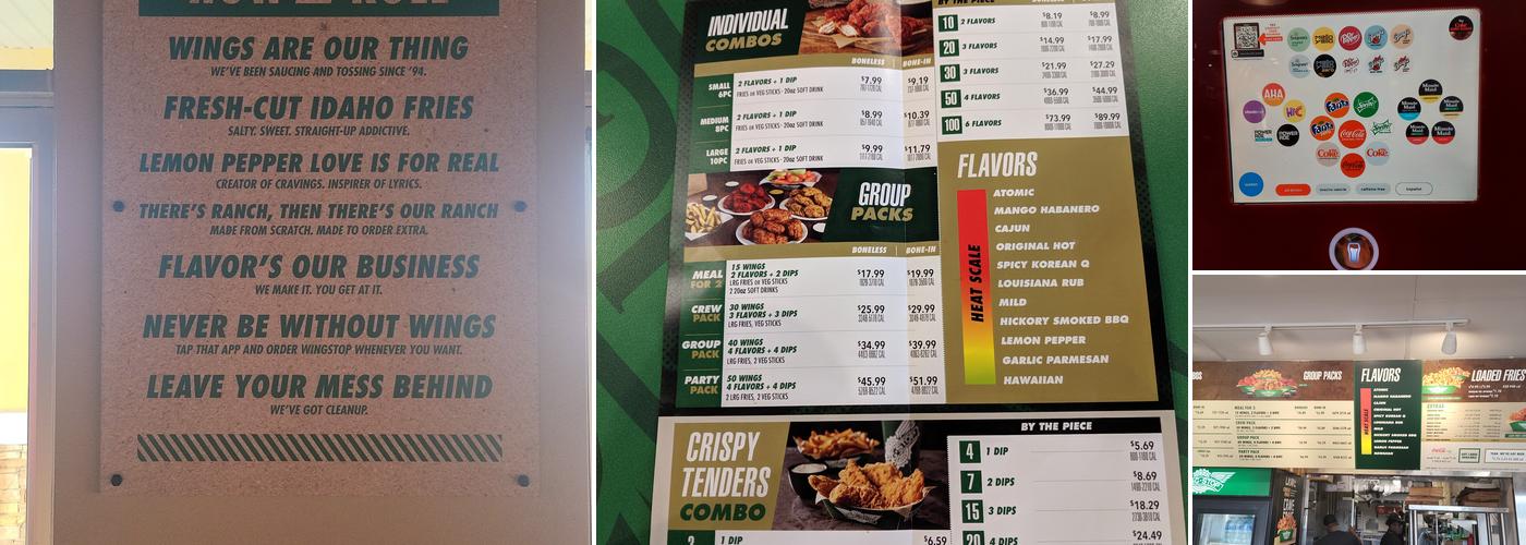Wingstop Menu