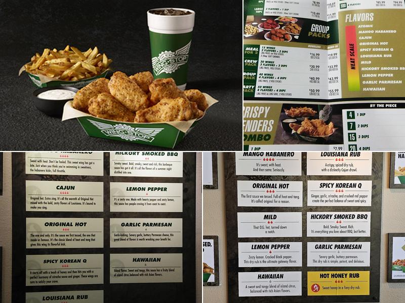 Wingstop Menu