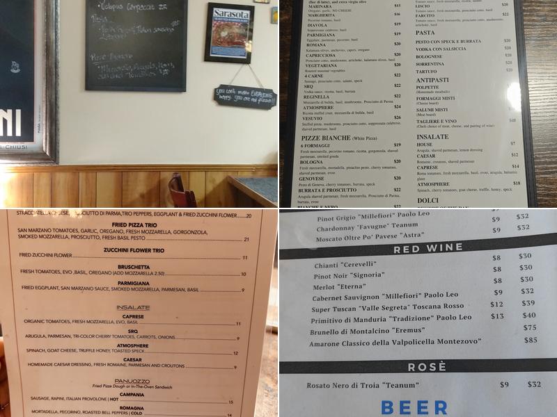 Atmosphere Menu