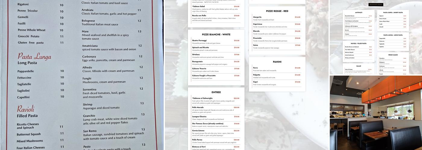 Mirko Pasta Menu