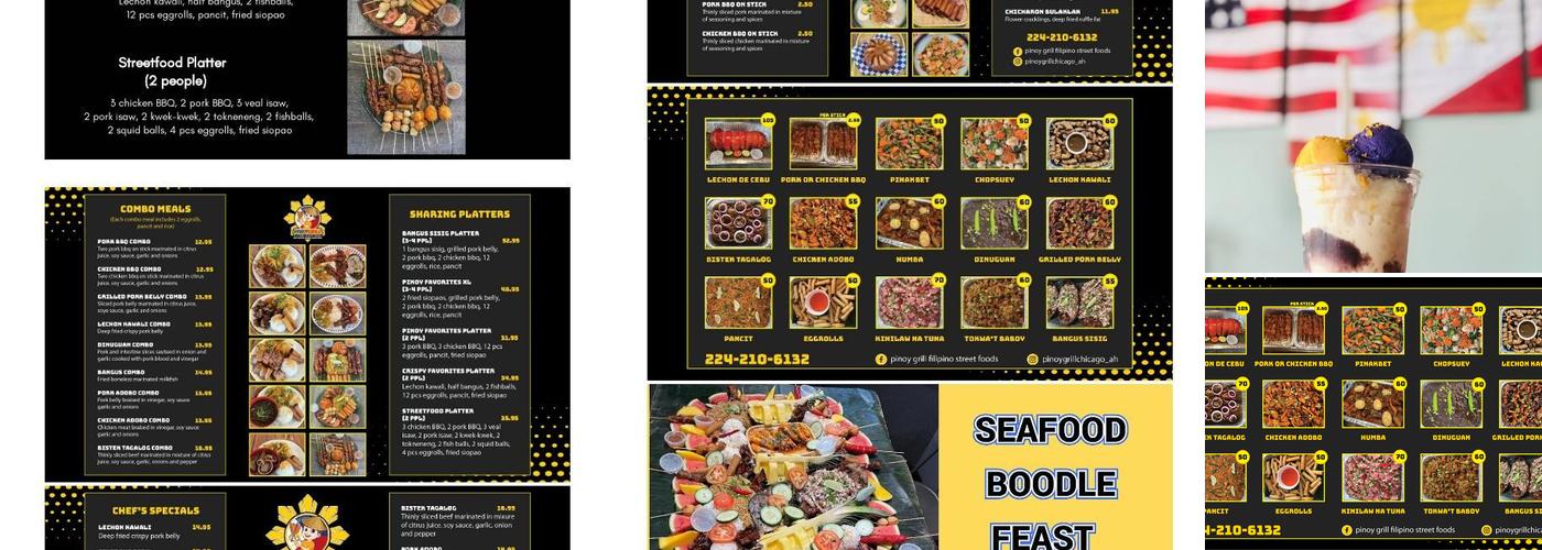 Pinoy Grill Authentic Filipino Street Foods Menu