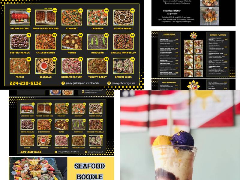 Pinoy Grill Authentic Filipino Street Foods Menu