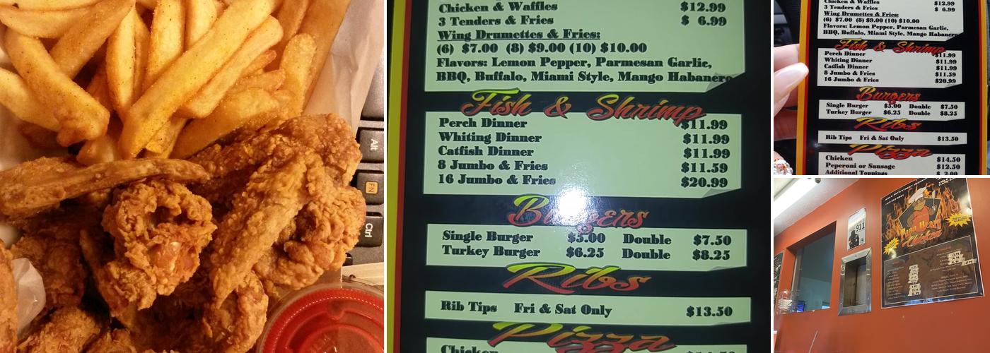 Papa Bears Chicken Menu