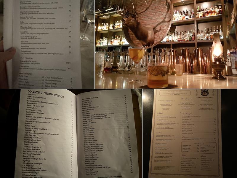 The Elk Room Menu