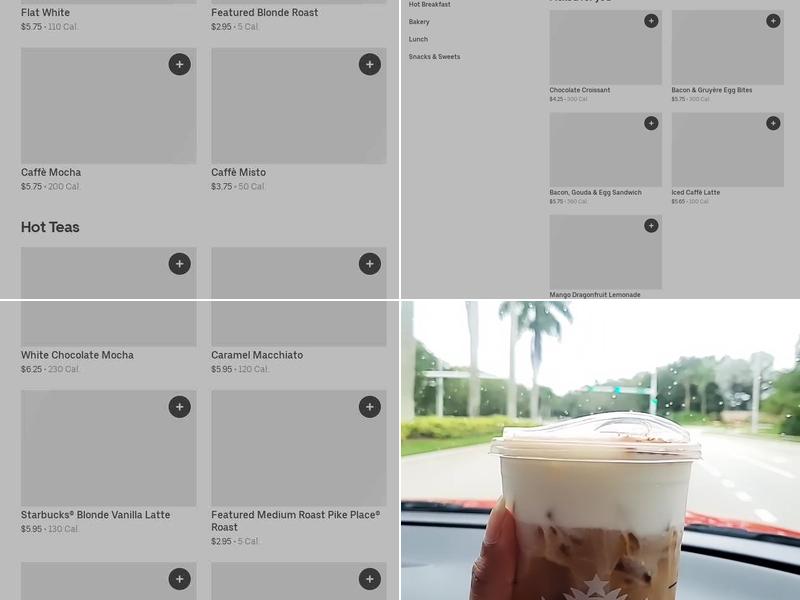 Starbucks Menu