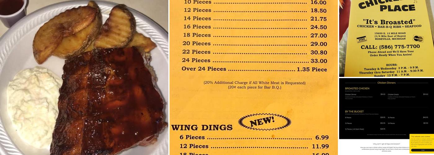 Chicken Place Menu
