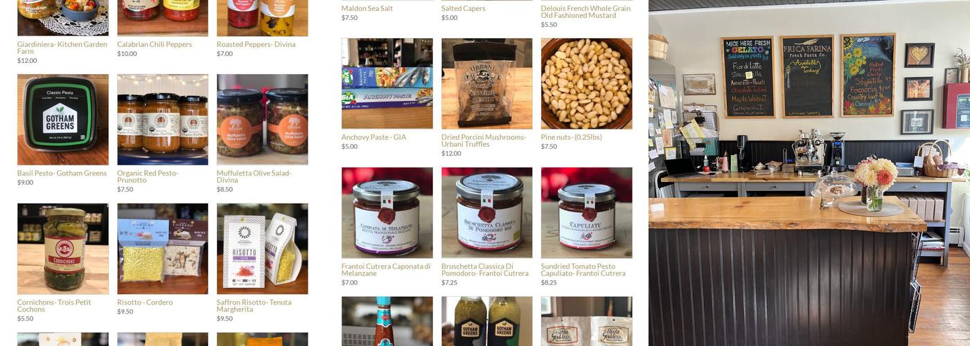 Prica Farina Fresh Pasta Co. Menu