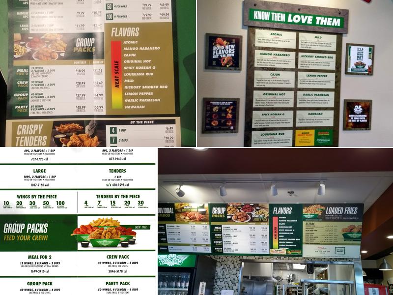 Wingstop Menu