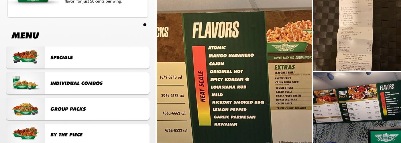 Wingstop Menu
