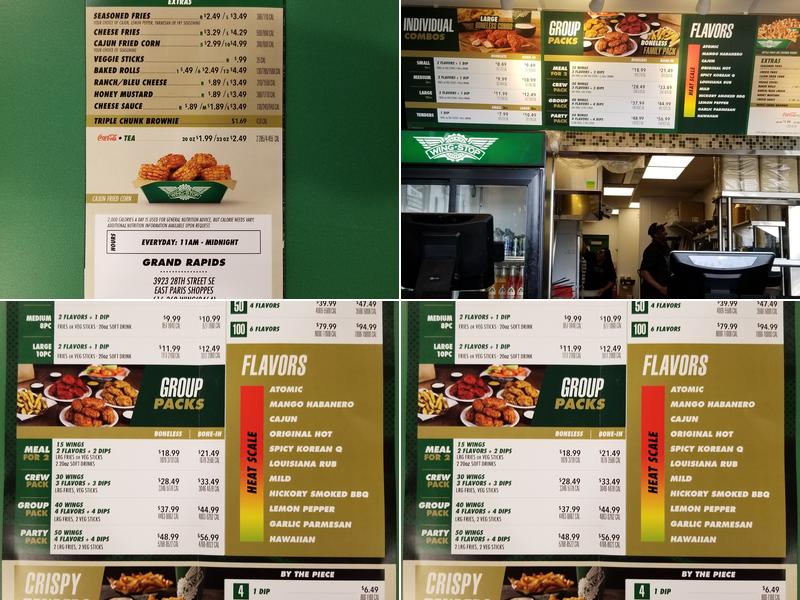 Wingstop Menu