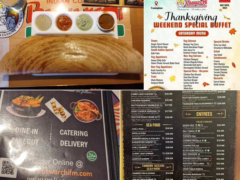 Bawarchi Biryanis Framingham, MA Menu