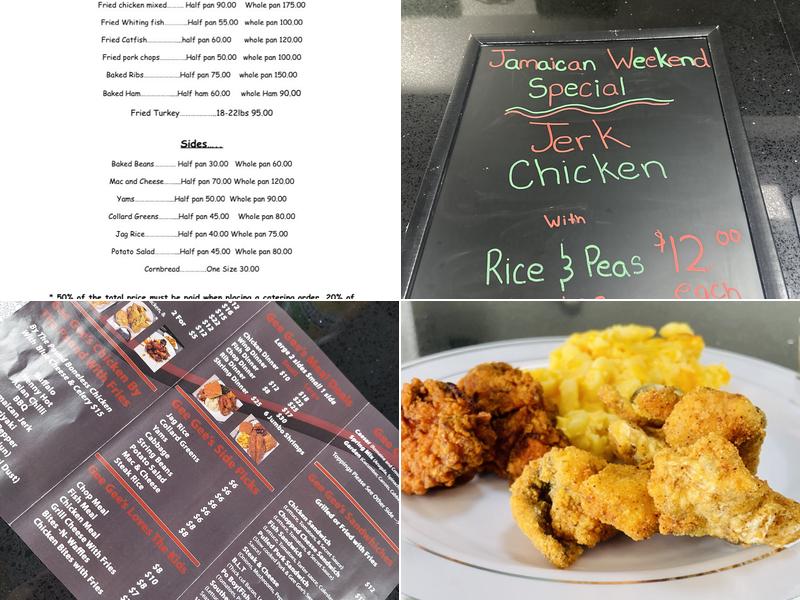 Geegees Southern Cuisine Menu