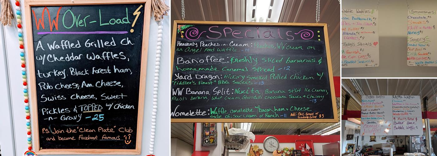 Wayward Waffle Menu