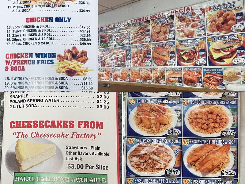 Kennedy's Fried Chicken Menu