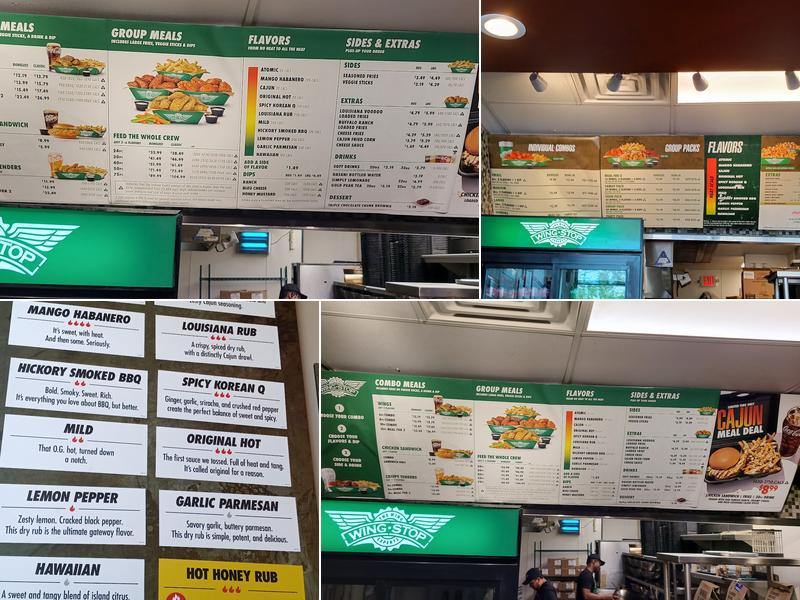 Wingstop Menu