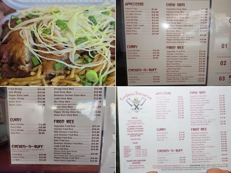 Carifesta Restaurant Menu