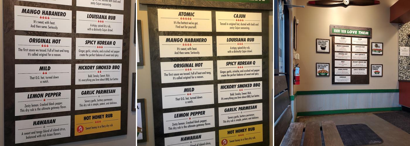 Wingstop Menu