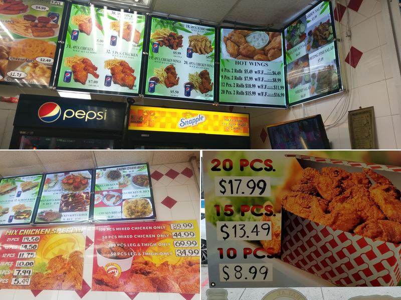 Crown Fried Chicken Menu