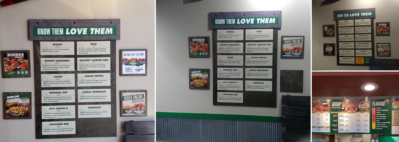 Wingstop Menu