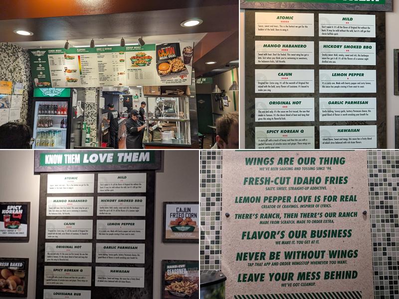 Wingstop Menu