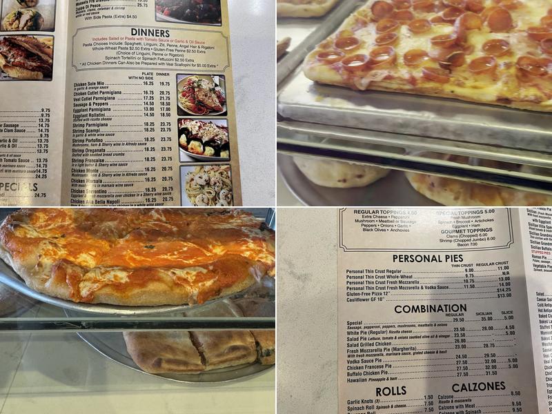 Villa Monte Pizzeria Menu