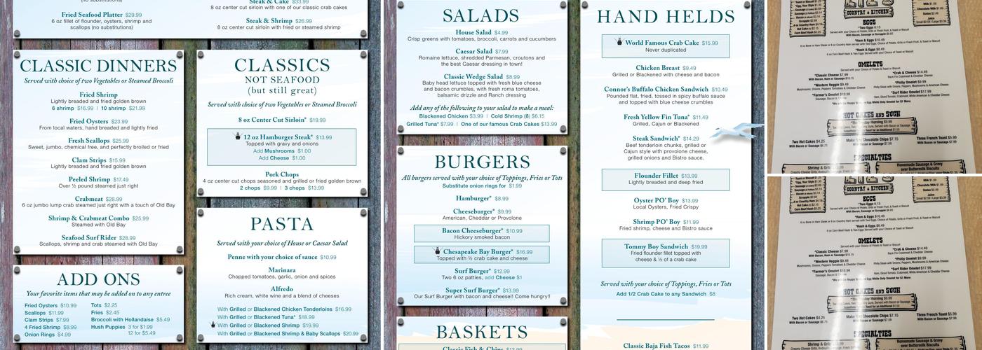 Liz's Country Kitchen Menu