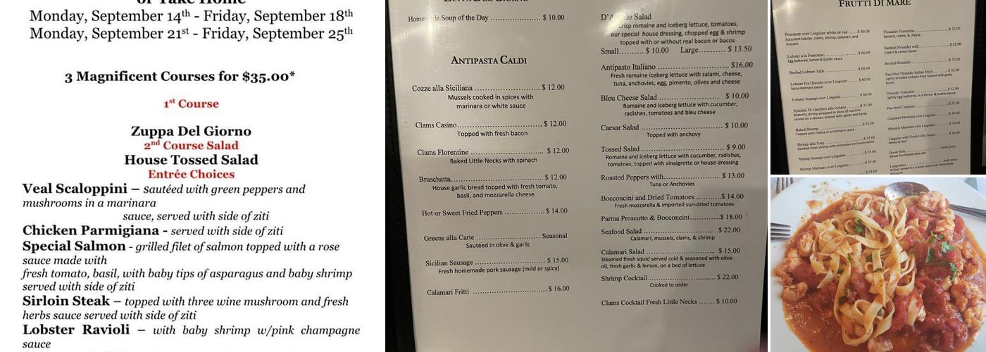 D'Angelo's Ristorante Italiano Menu