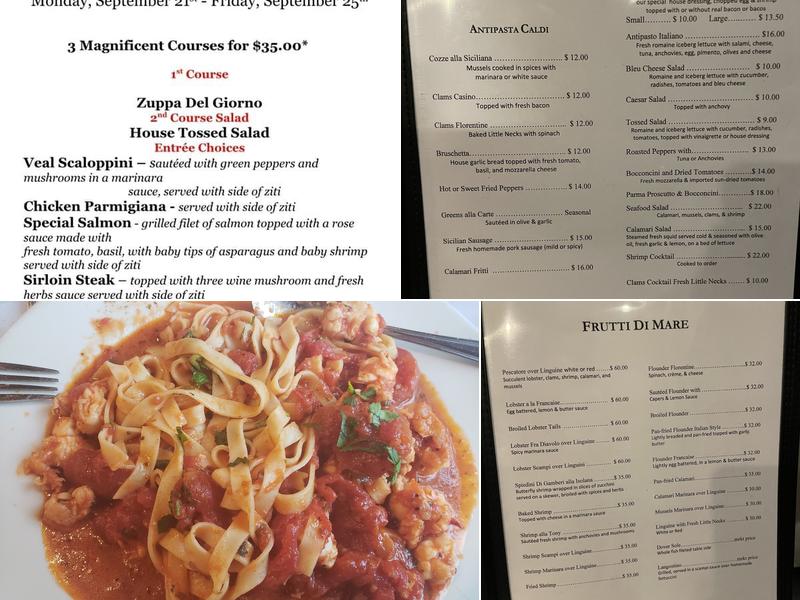 D'Angelo's Ristorante Italiano Menu