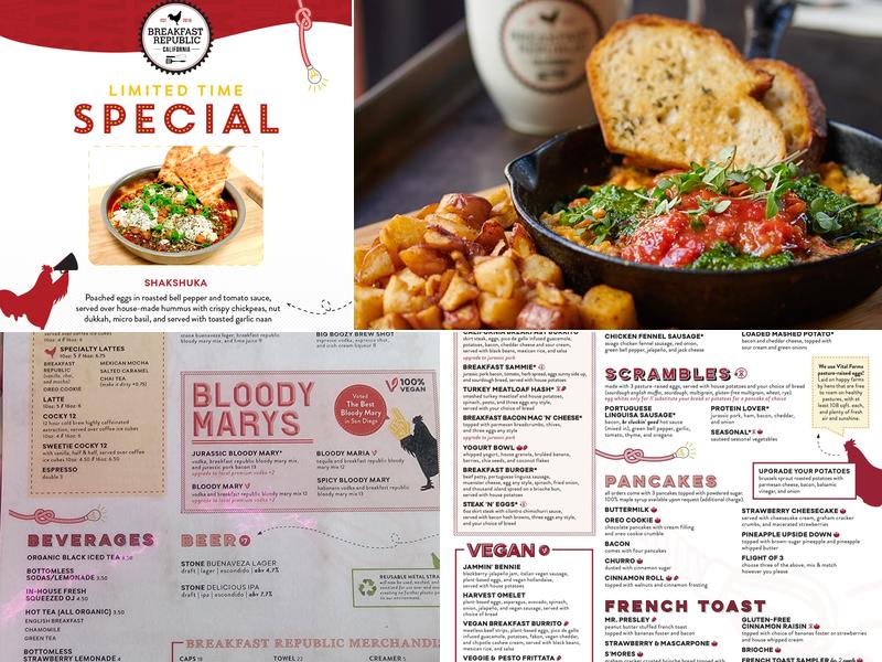 Breakfast Republic Menu