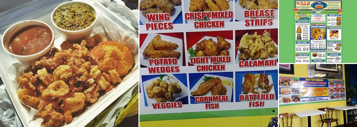 V's Gourmet Chicken Menu