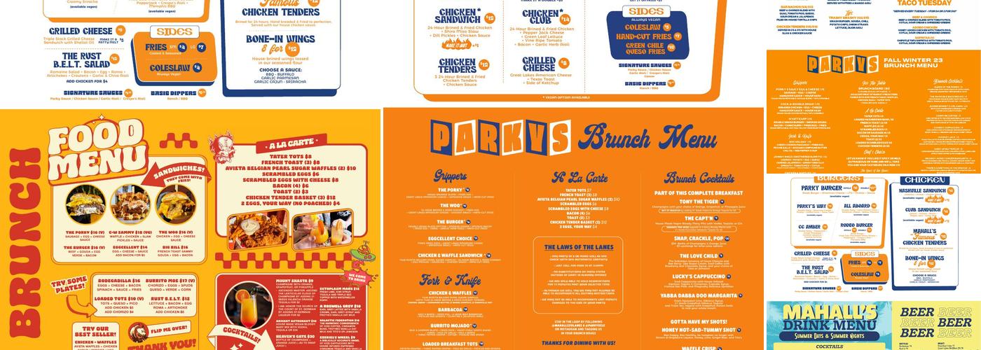Mahall's Menu