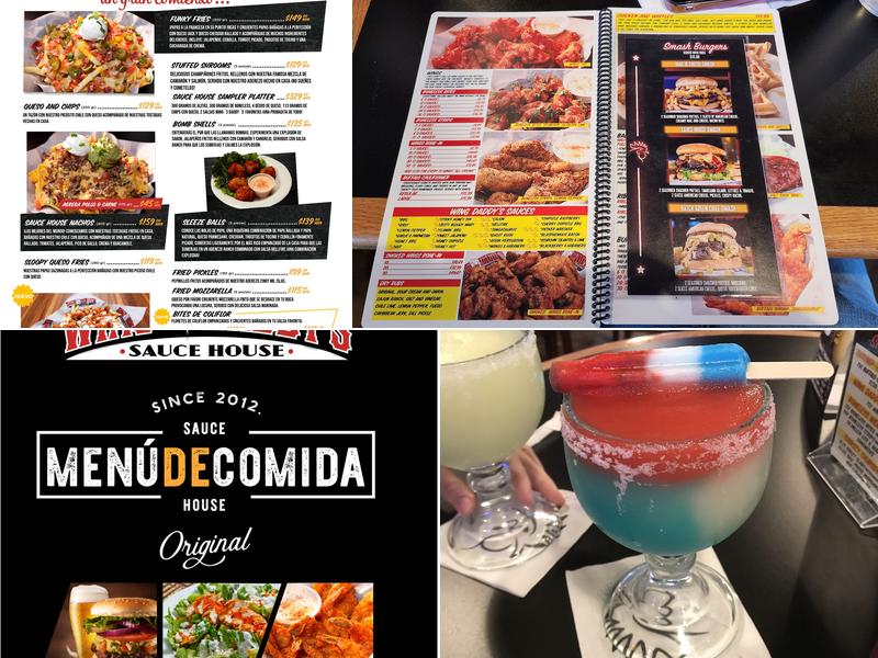 Wing Daddy's Sauce House Menu
